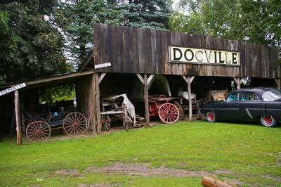 The Livery & old buggies at Docville
